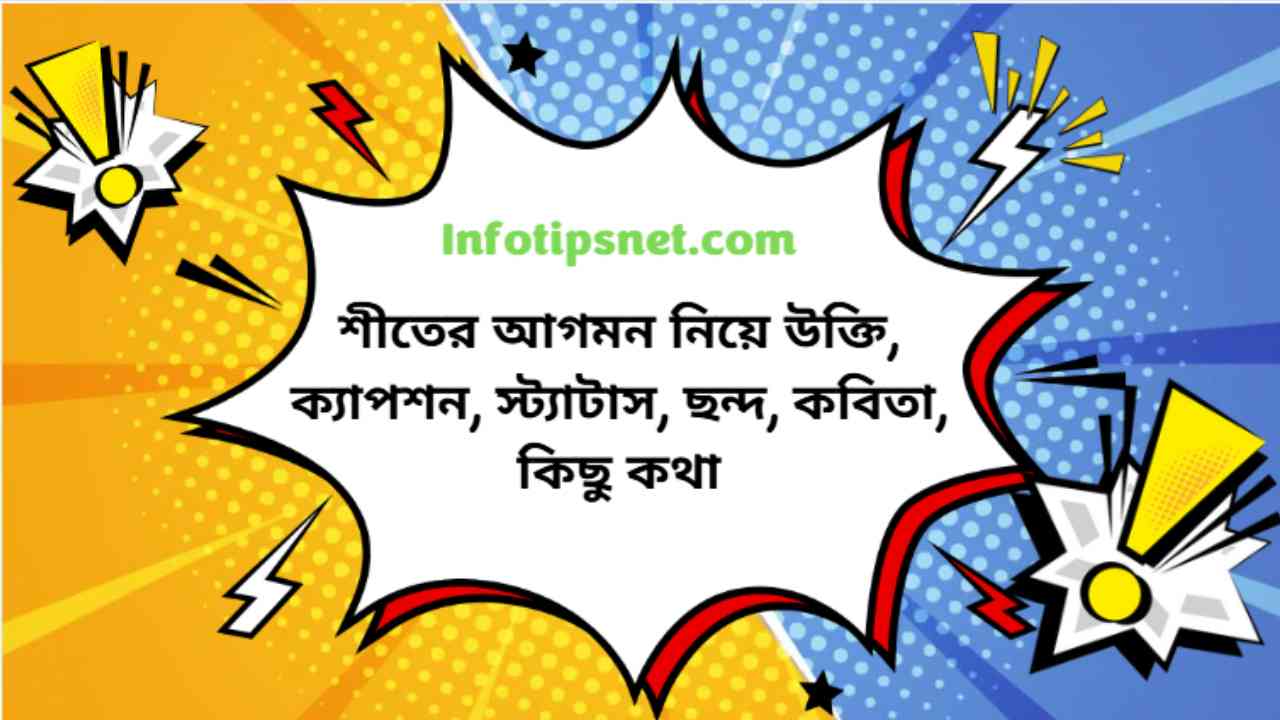 শীতের আগমন নিয়ে উক্তি, ক্যাপশন, স্ট্যাটাস, ছন্দ, কবিতা, কিছু কথা